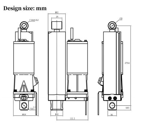 Yamaha 40HP Outboard Single for RAM Power Tilt Trim Unit , 65W-43800-02-4D , 65W-43800-22-8D